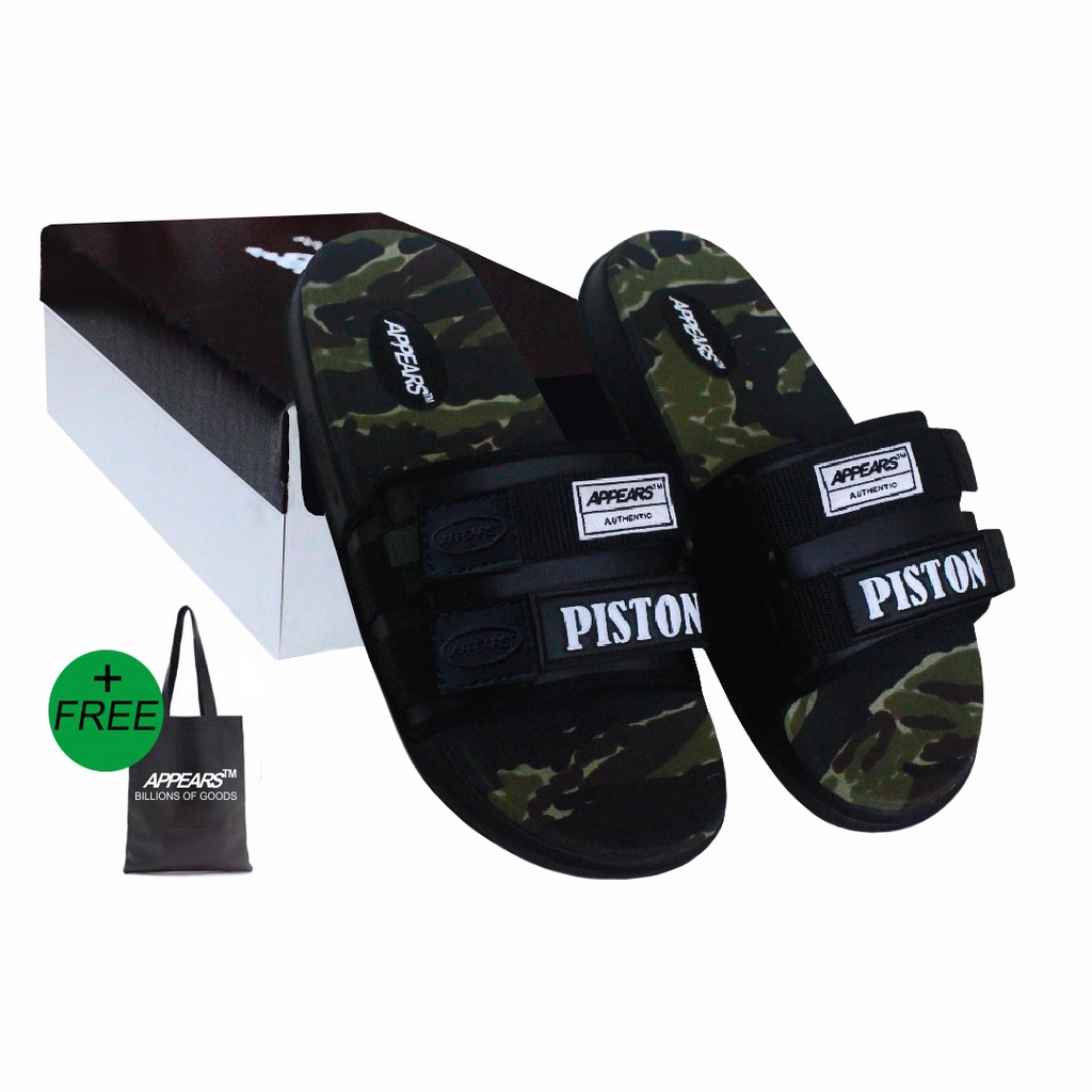 Appearstm Sandal Slide Pria dan Wanita Emerald (Piston Camo) - Main Image