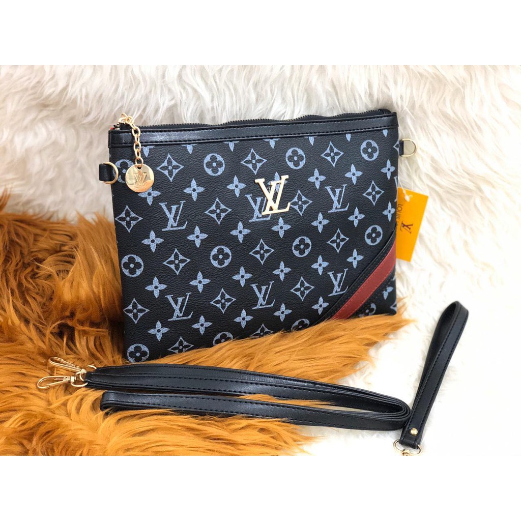 Jual Clutch Batam LINE Super Premium import Tas batam wanita strip ...