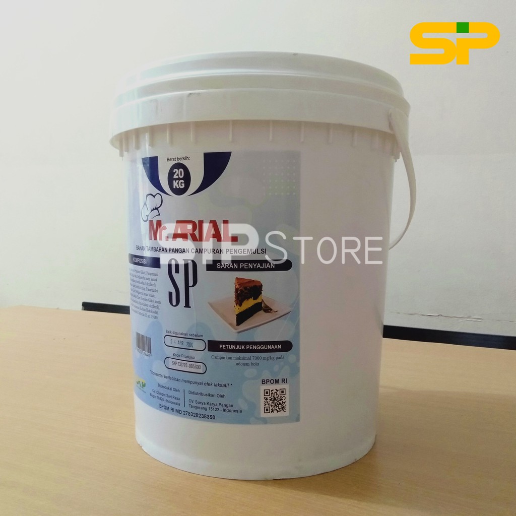 Jual Mr Arial SP Pengemulsi @20Kg / Pengembang & Pelembut Roti dan Kue ...