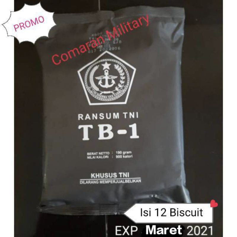 Jual RANSUM TNI TB-1 / RANSUM BISCUIT | Shopee Indonesia