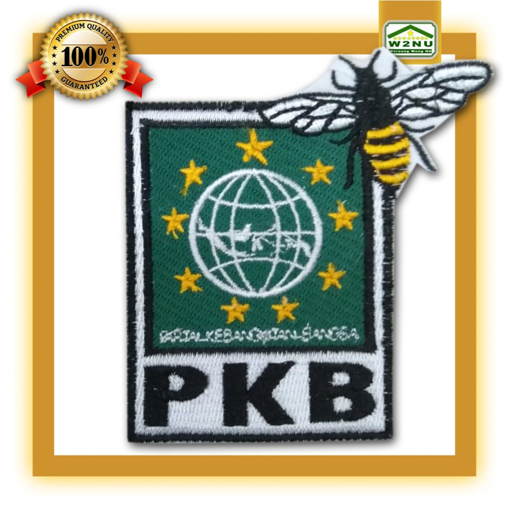 Jual Bedge Bet Atribut Emblem Patch Logo Bordir Partai Pkb Baru New