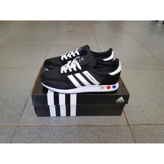 Jual ADIDAS LA TRAINER BLACK WHITE ORIGINAL PK BNIB BONUS KAOS