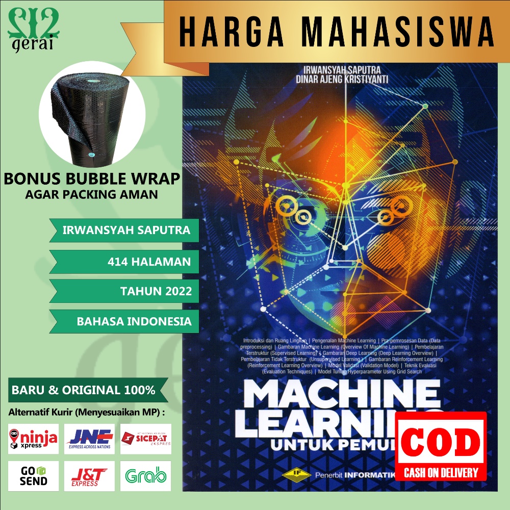 Jual Buku Machine Learning Untuk Pemula Irwansyah Saputra Harga