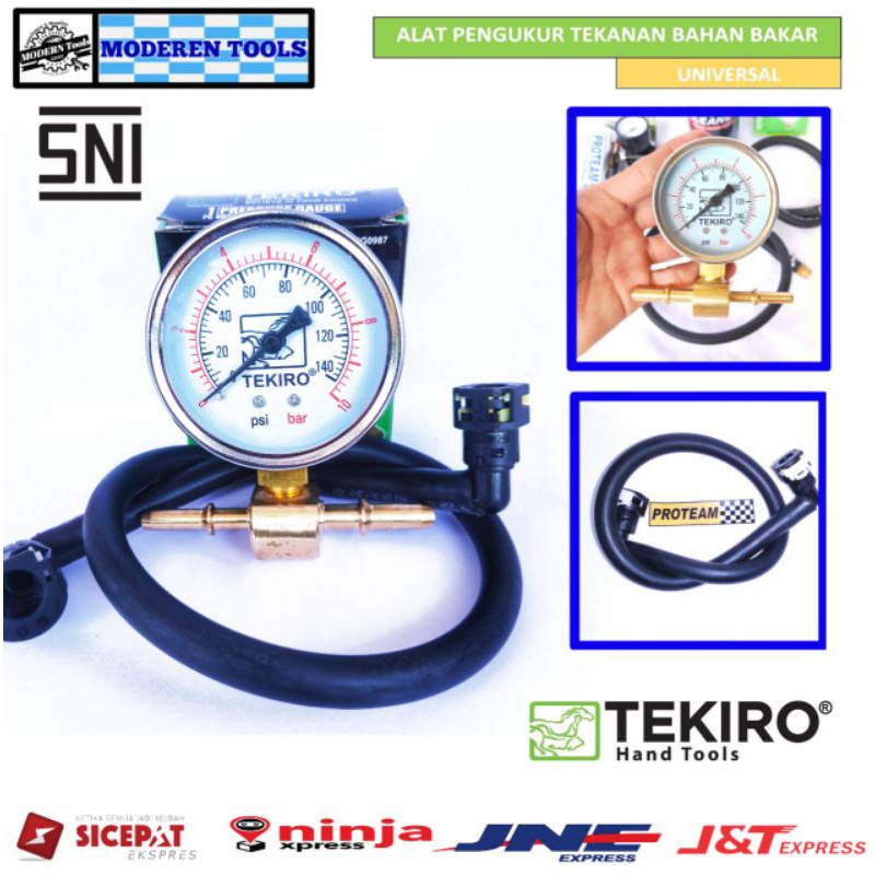 Jual Terbaru Fuel Pressure Gauge Alat Ukur Tekanan Pompa Bensin Fuel Presure Gauge Rotak Full 2201