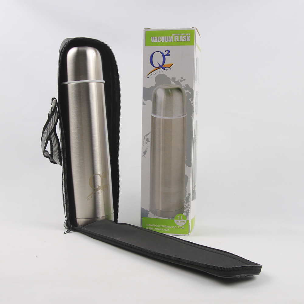 Jual Vacuum Flask Q26100 1 Liter Termos Air Panas Dingin Thermos Q2 6100 JS Shopee Indonesia