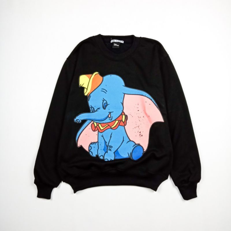 Jual sweater dumbo/sweater zara dumbo/crue neck dumbo x disney/sweater