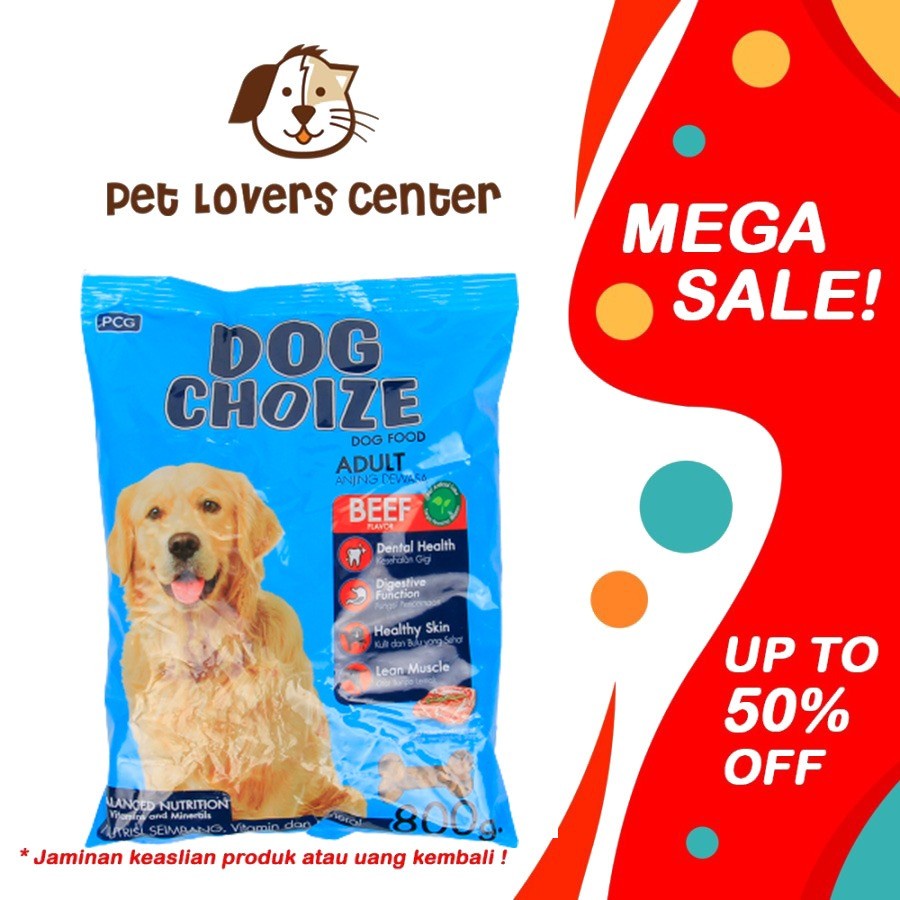 Jual DOG CHOIZE 800g - MAKANAN ANJING | Shopee Indonesia