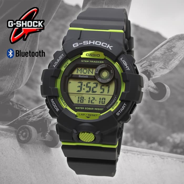 Jual Casio G-Shock GBD-800-8DR G-Squad Step Tracker Smart Bluetooth ...