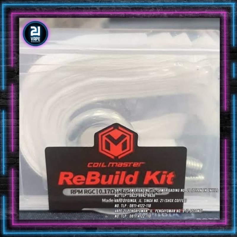 Jual COIL MASTER REBUILD KIT RPM RGC | Shopee Indonesia