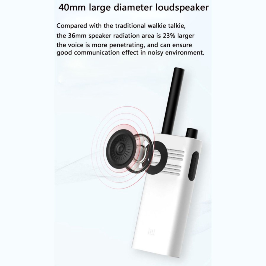 Jual XiaoMi Smart Walkie Talkie Lite HT Intercom Long Range | Shopee ...