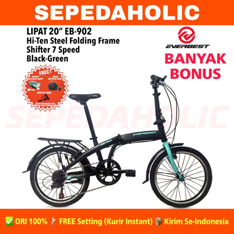 Jual Sepeda Lipat 16 And 20 Inch Everbest Eb 902 Boncengan 7 Speed