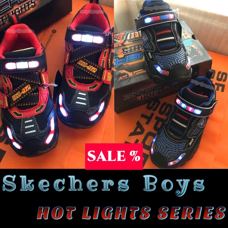 Skechers light up police shoes sales