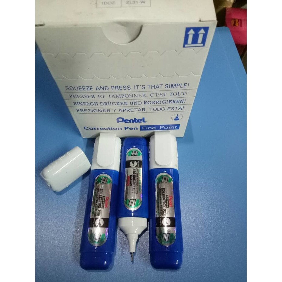 Jual Pentel Correction pen fine point ZL31W Shopee Indonesia