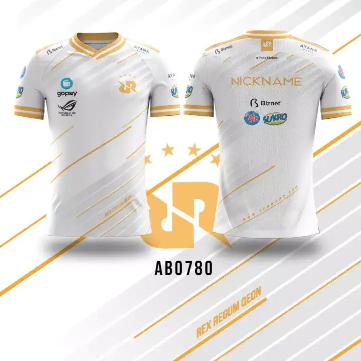 Esport Baju Kaos Rrq Kaos Jersey V-Neck 2020 Esport Gaming RRQ