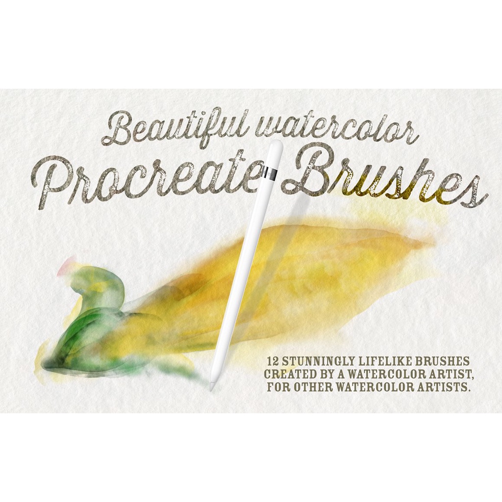 Jual Procreate Brush - Best Beautiful Watercolor Brushes for Procreate ...