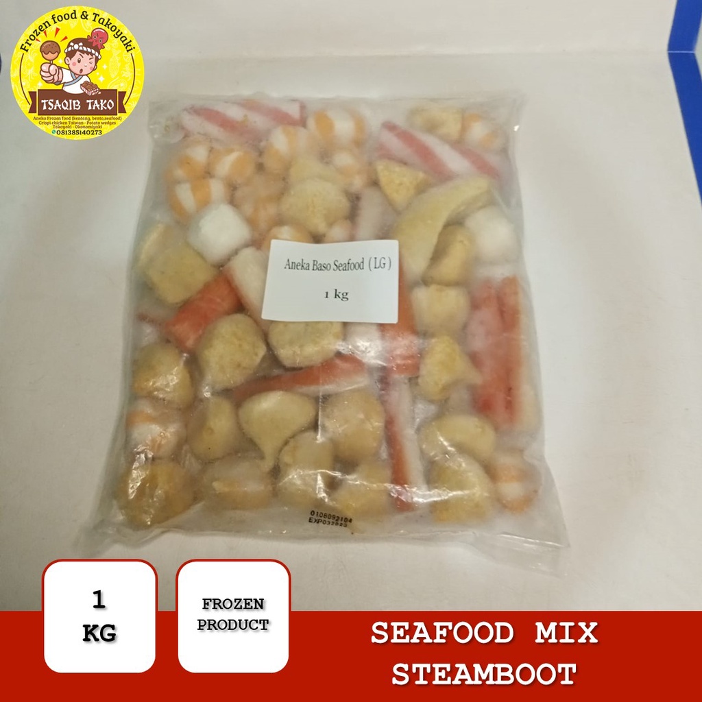 Jual Promo Aneka Baso Seafood 1 Kg Baso Mix Cedea Steambot Shopee