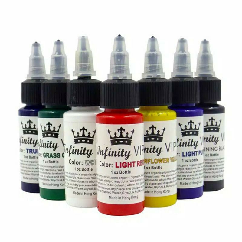 Jual tinta tato INFINITY tattoo ink original 1oz 30ml | Shopee Indonesia