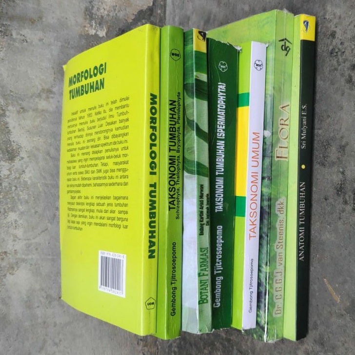 Jual PAKET BUKU TUMBUHAN KULIAH (MORFOLOGI, TAKSONOMI, ANATOMI TUMBUHAN ...