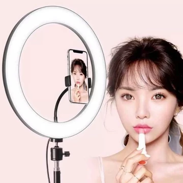 Ring Light Tripod 33 Cm Paket Komplit Vloger Make Up Live