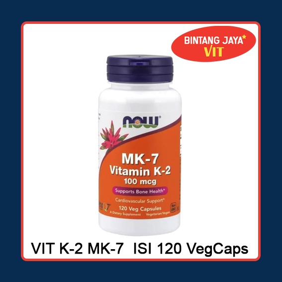Jual Now Vitamin K2 MK7 100mcg isi 120 veg capsules ORIGINAL Shopee