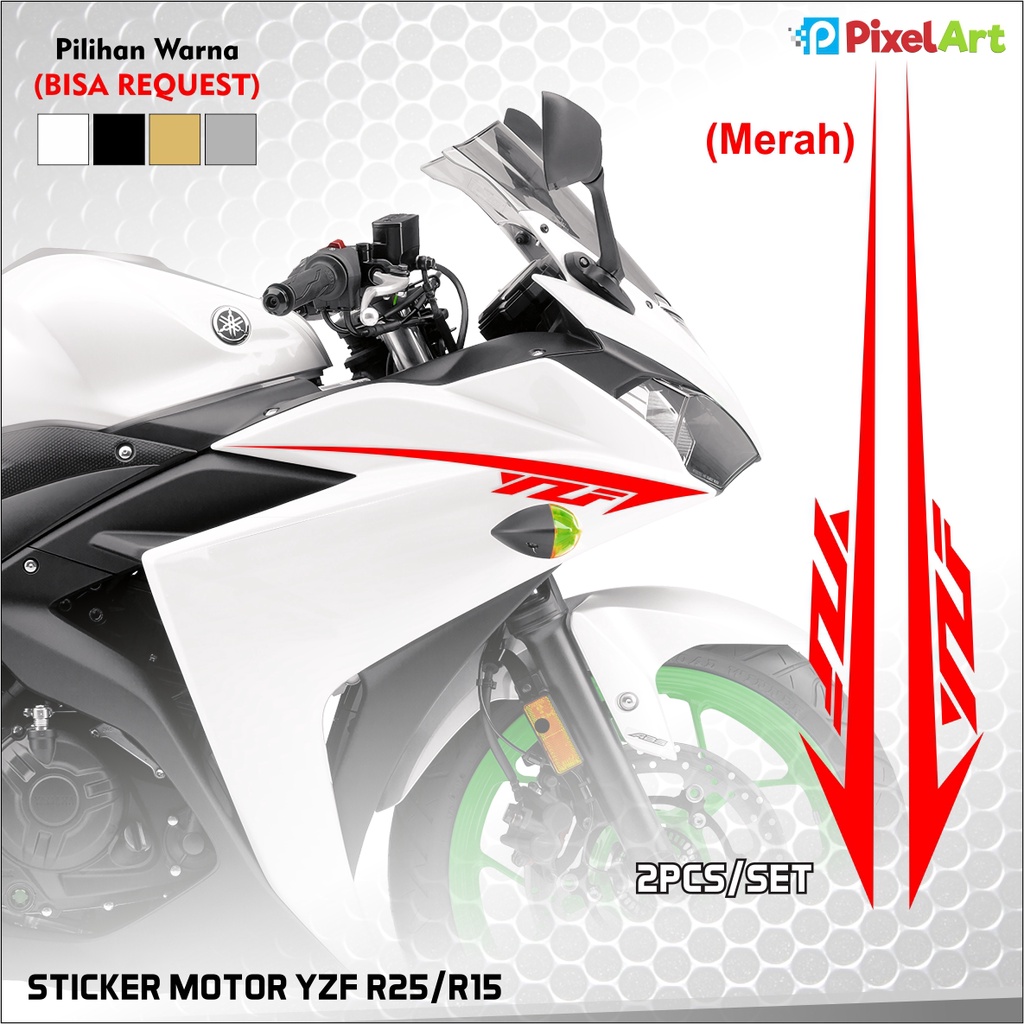 Jual STIKER CUTTING MOTOR YZF R25 R15 STICKER ANTI GORES WARNA CUSTOM ...