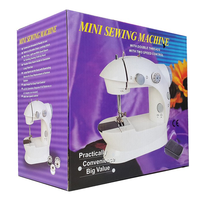 Jual Mesin Jahit Mini Sewing Machine kaki tangan jahit baju denim ...