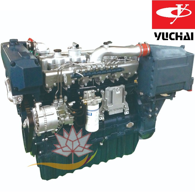 Jual Mesin Diesel Kapal YC6A170C 170HP 170PK YUCHAI Sea Water Cooler ...