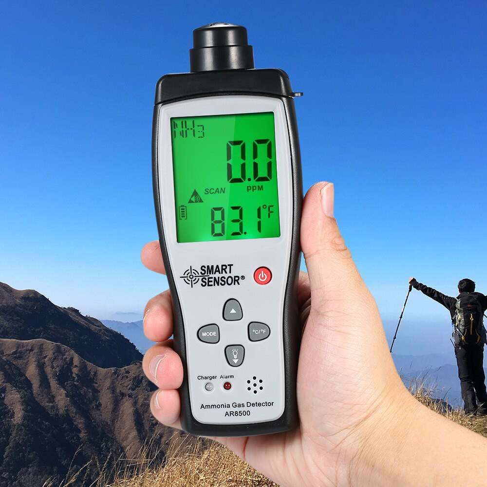 Jual Ammonia Gas Detector Smart Sensor AR8500 Tester Amonia NH3 AR-8500 ...