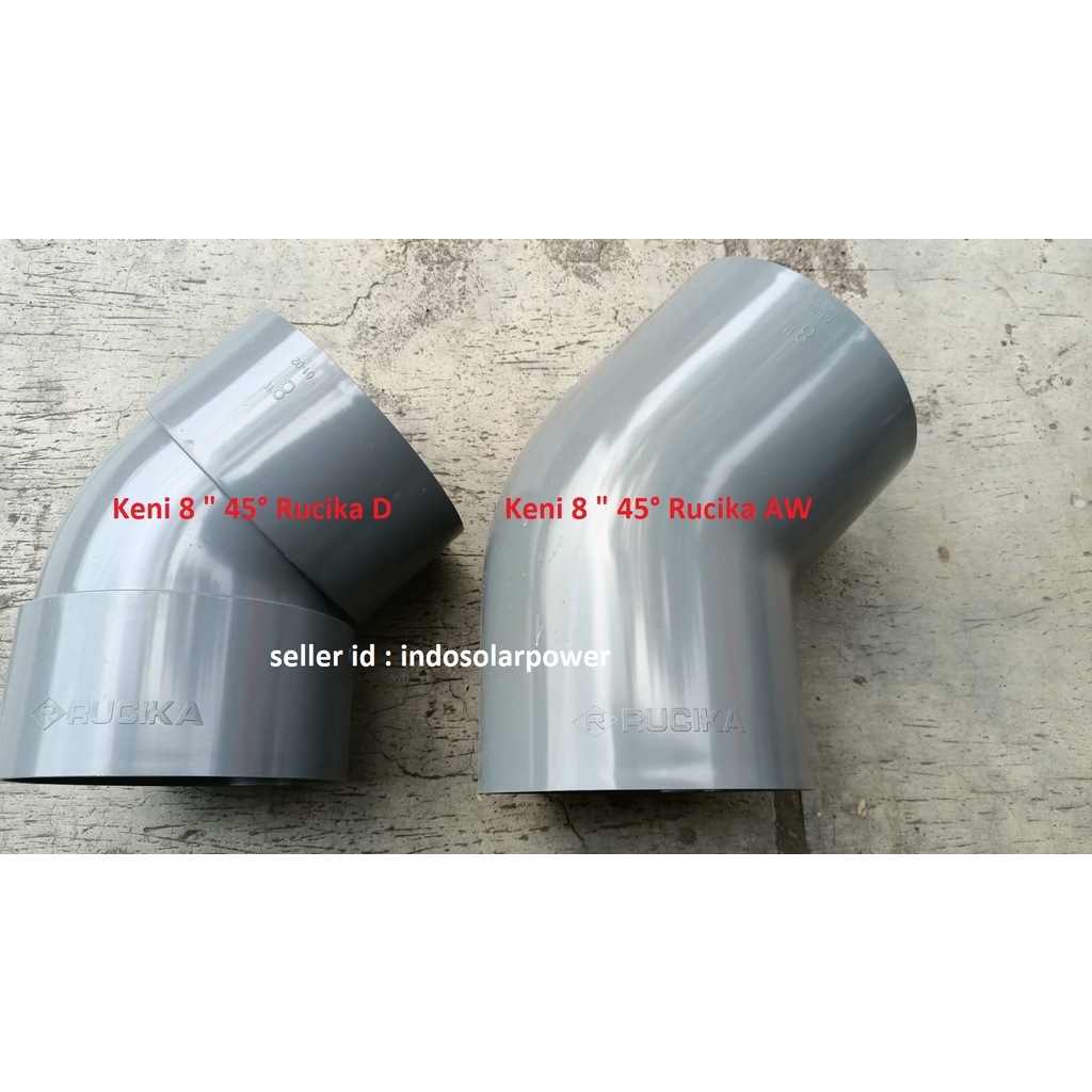 Jual Elbow 45° 45 derajat RUCIKA 8