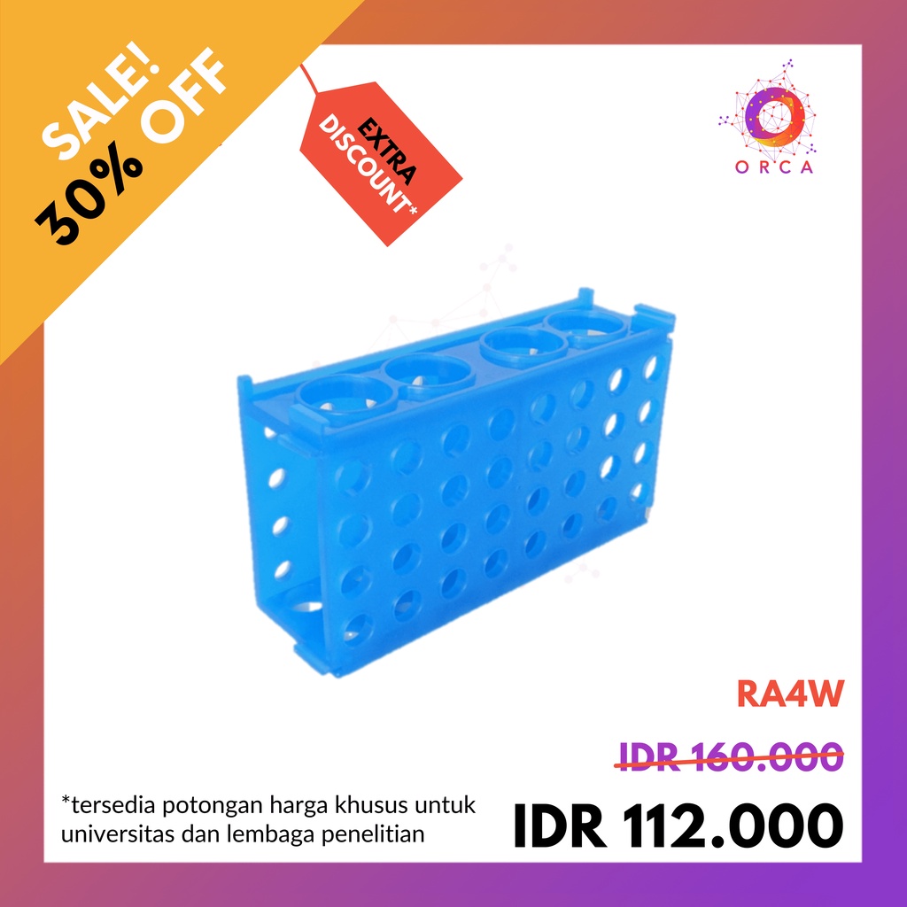 Jual 4-Ways Rack - Rak Tabung 4 arah konikal PCR Laboratorium | Shopee ...
