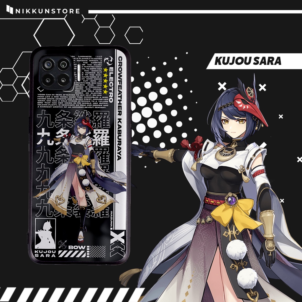 Jual Costum Phone Case Genshin Impact Kojou Sara | Shopee Indonesia