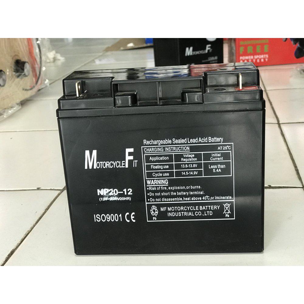 Jual Aki Genset 12v 20ah 12v20ah 12 v 20 ah VRLA MF Kering Baterai