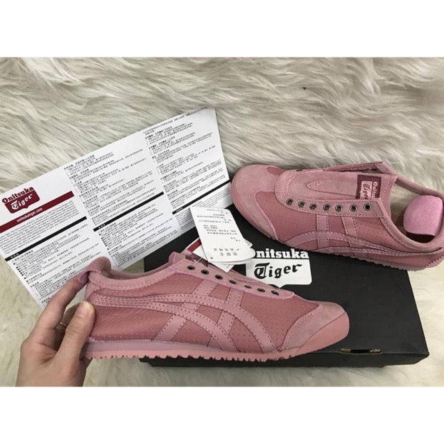 Onitsuka tiger cheap pink leather