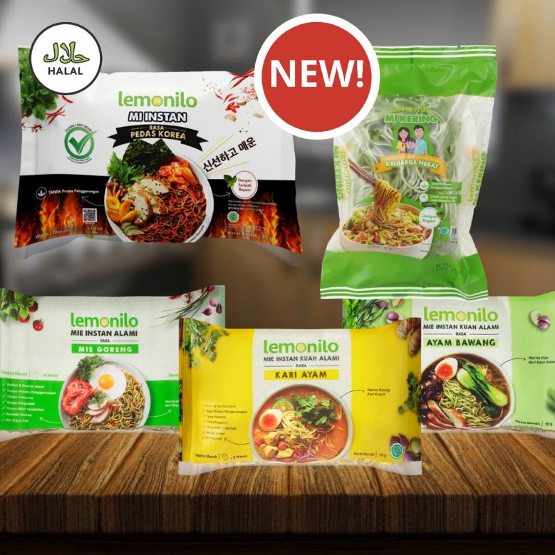 Jual Lemonilo Mie goreng instant alami | Shopee Indonesia