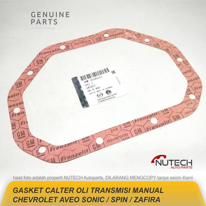 Jual Packing Gasket Calter Oli Transmisi Manual SPIN / AVEO SONIC ...