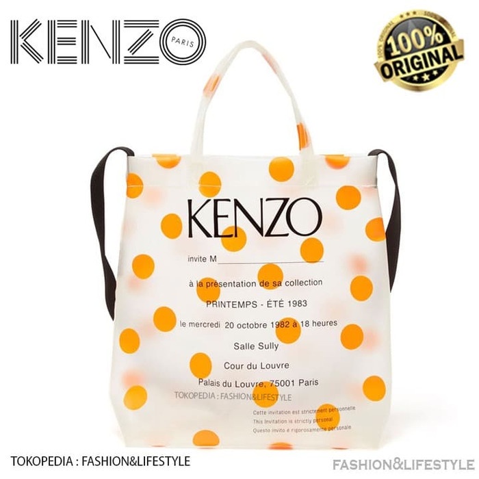 Kenzo on sale transparent bag