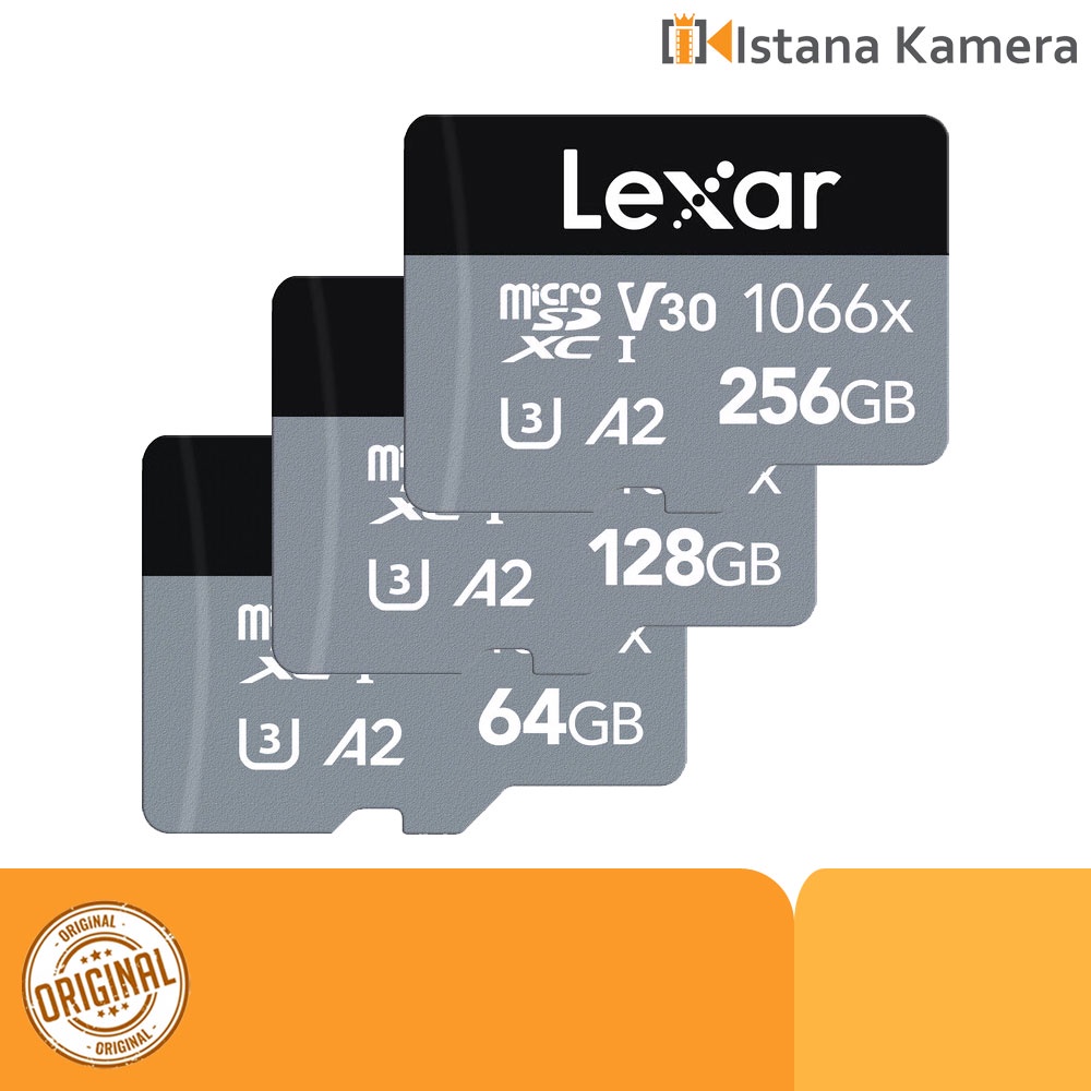 Jual Lexar 1066x UHSI microSDXC Memory Card 64GB / 128GB / 256GB