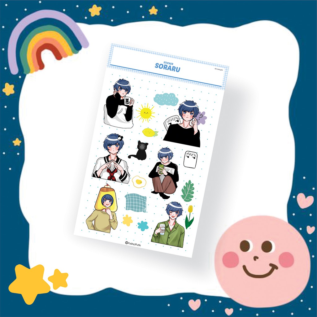 Jual Sticker Desain Soraru Cute Harian | Shopee Indonesia
