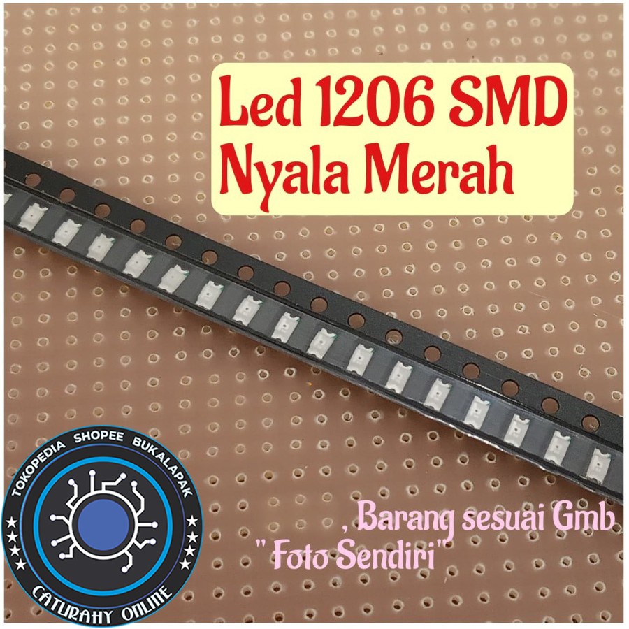 Jual Led 1206 SMD merah red lampu | Shopee Indonesia