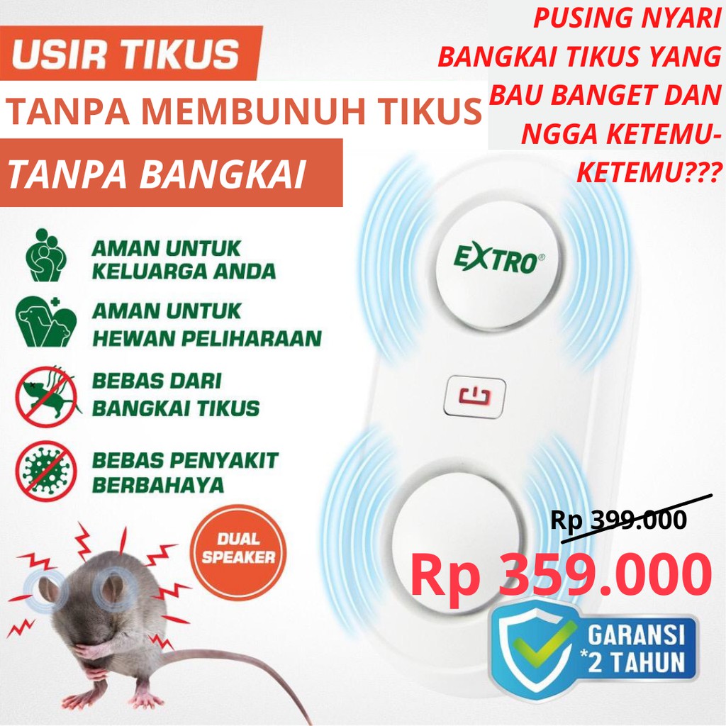 Jual Tissor Extro Alat Pengusir Tikus Ultrasonic T Tanpa Racun