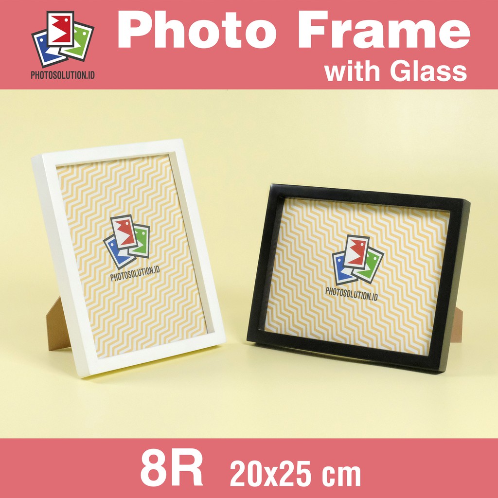 Jual Bingkai Foto 8R Kayu Minimalis Pakai Kaca - Photo Frame T02 ...