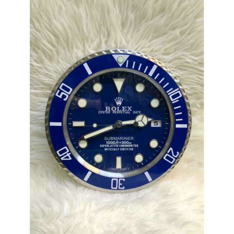 JAM DINDING ROLEX SUBMARINER SMURF ALLSTAINLISSTELL ARLOJICOLLECTION