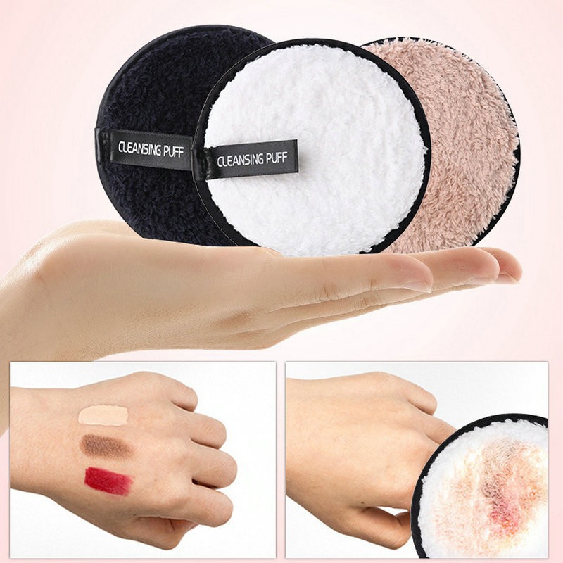 Jual Reuseable Cotton Pad Facial Puff Penghapus Makeup Penghapus Masker ...