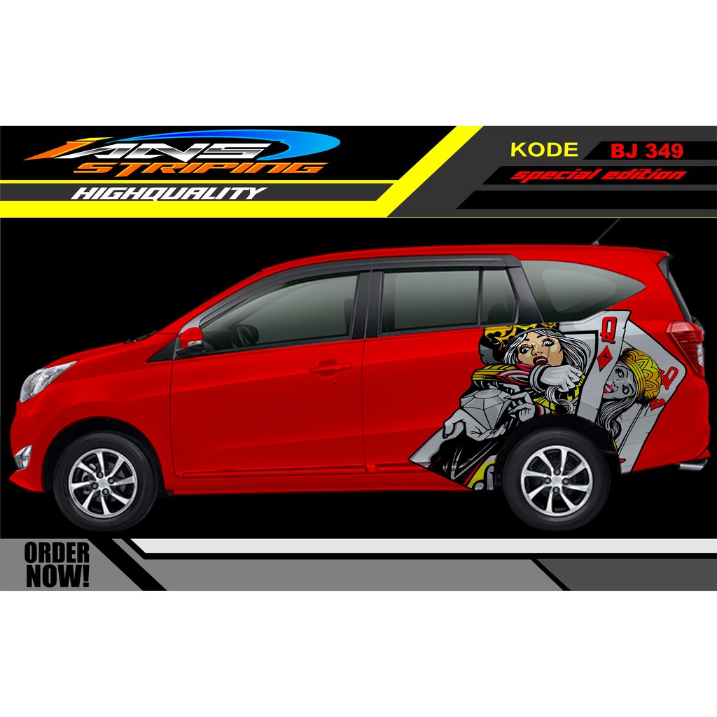 Jual DECAL STICKER MOBIL SIGRA / STICKER MOBIL CALYA / STICKER MOBILIO ...