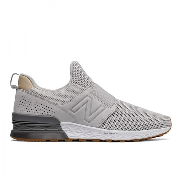 Sepatu Olahraga Gym Fitness Lari New Balance 574 Sport Slip ON M Shoes