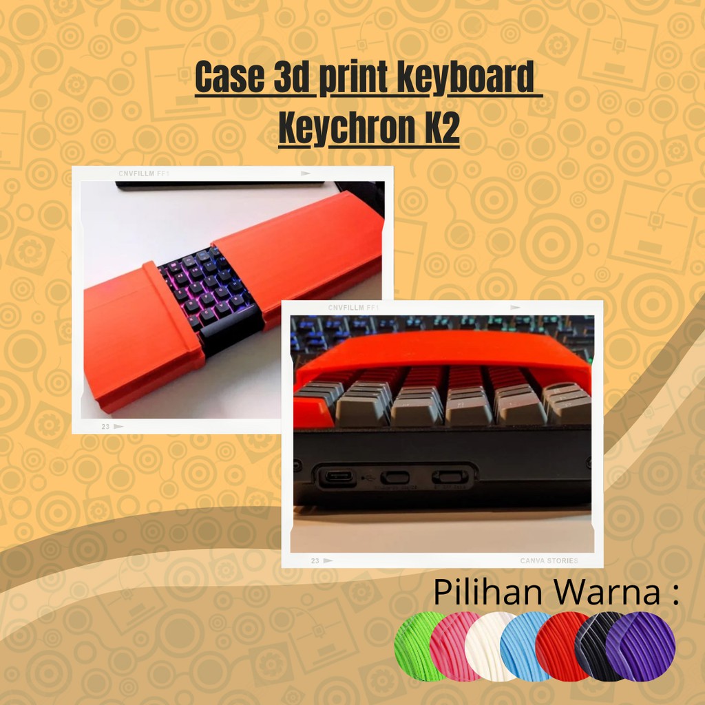 Jual Case 3d print keyboard Keychron K2 | Shopee Indonesia