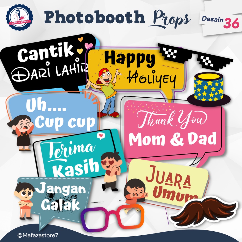 Jual Photobooth Props Wedding Props Birthday Custom Tulisan Untuk Khitan Properti Foto 0080