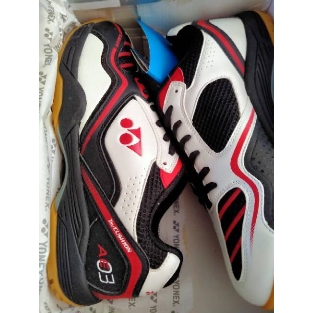 Jual Sepatu Badminton Yonex All England Ae 03 White Black Blue