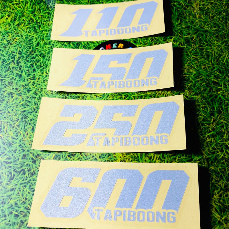 Jual Stiker angka 110 150 250 600 cc tapi boong cuting sticker nomer cc ...