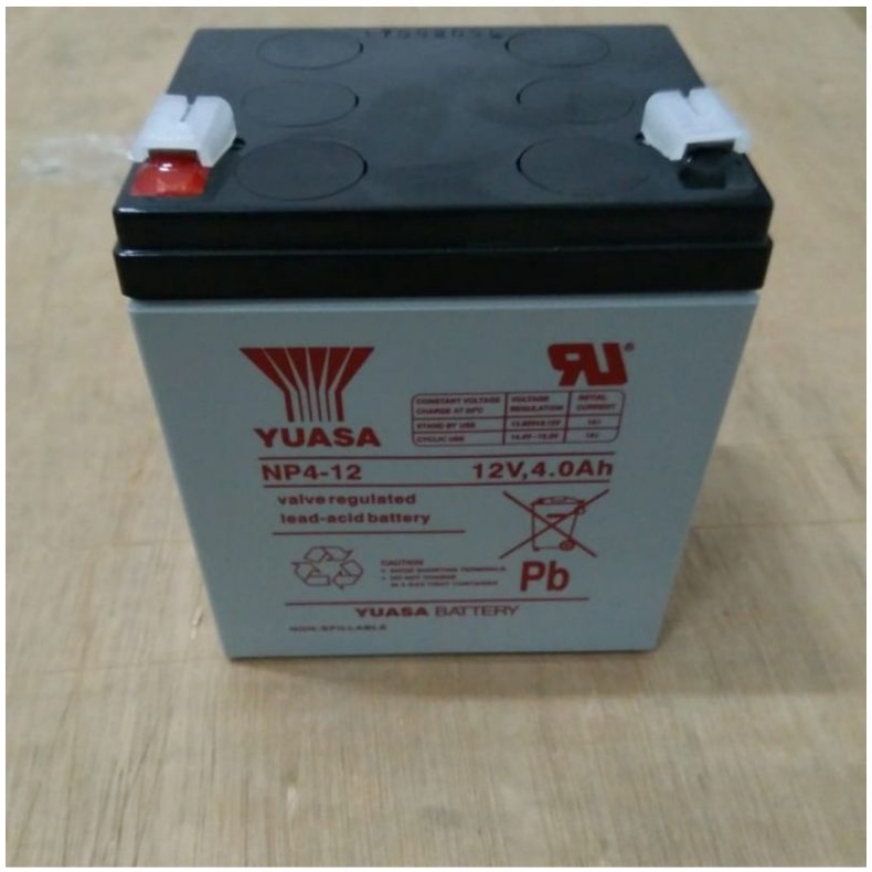 Jual ACCU /AKI YUASA 12V 4 AH | Shopee Indonesia